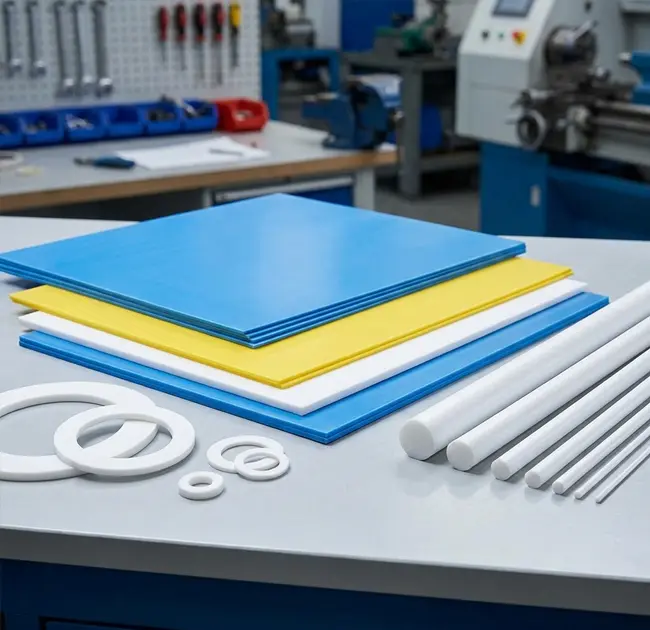 Quais condições operacionais devem ser determinadas antes de personalizar peças de PTFE?