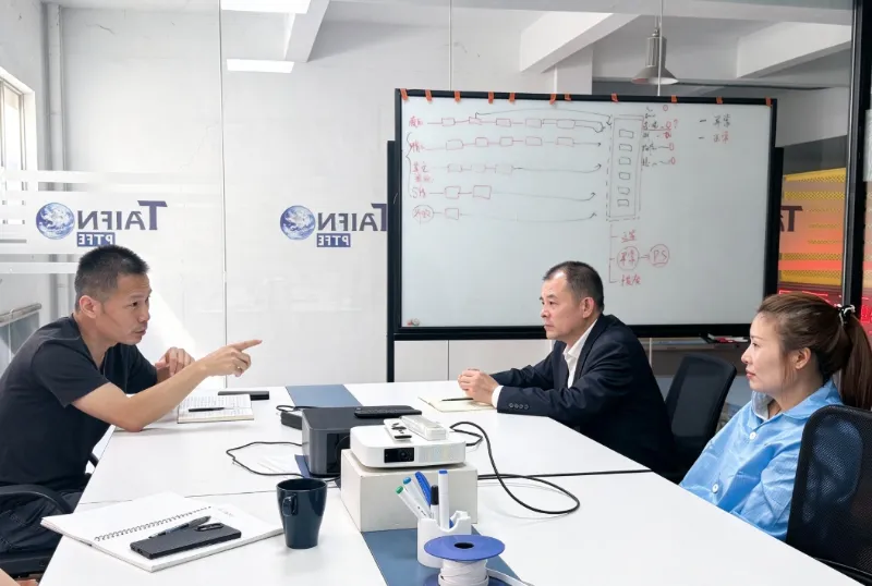 Gestão da TAIFNO realiza reunião para otimizar processos de produção e fortalecer o controle de qualidade
